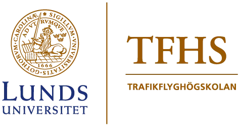 Trafikflyghögskolan logotyp.
